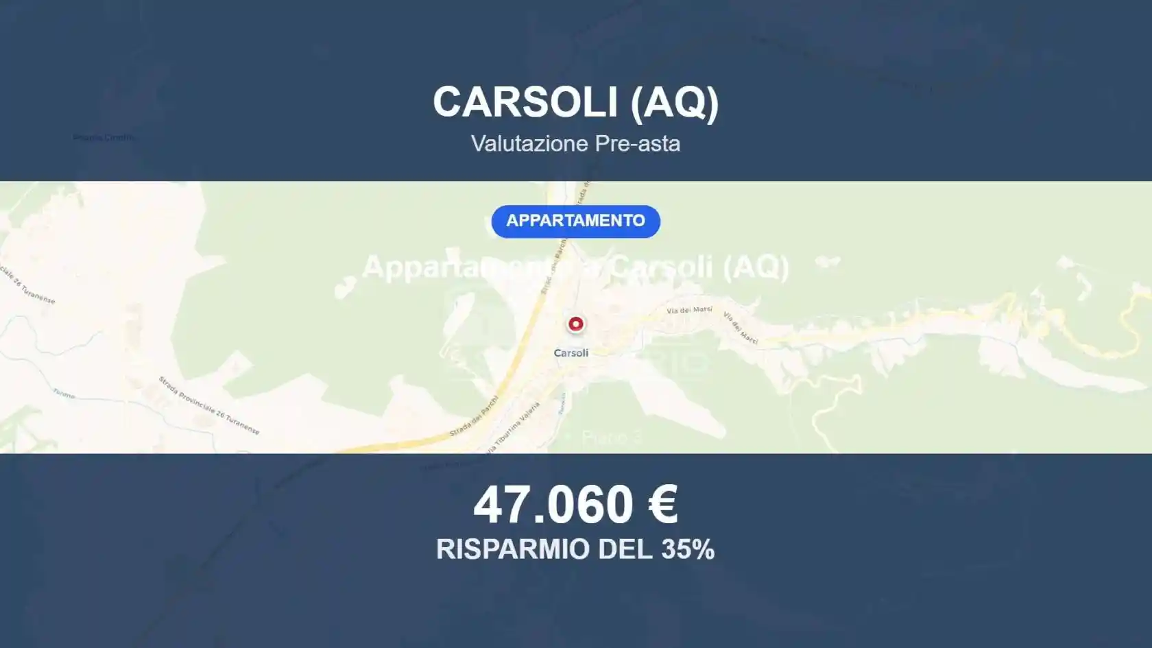 Appartamento in vendita a Carsoli