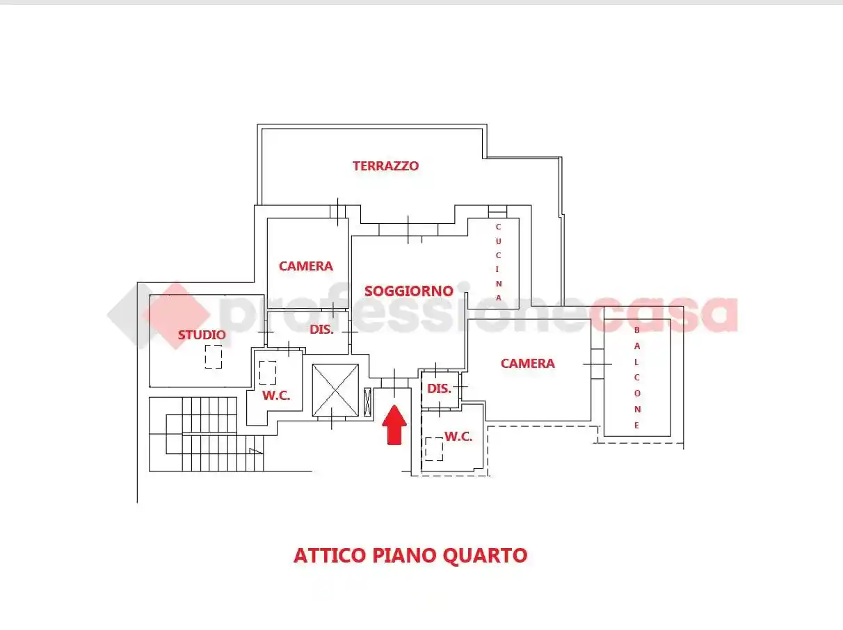 Attico - Mansarda in vendita a Tortoreto