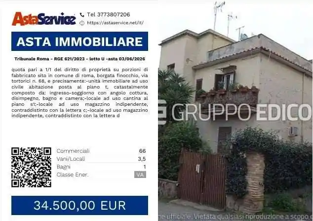 Appartamento in vendita a Roma