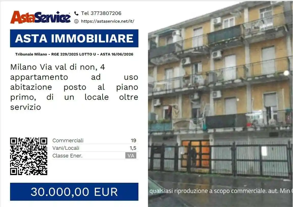 Appartamento in vendita a Milano