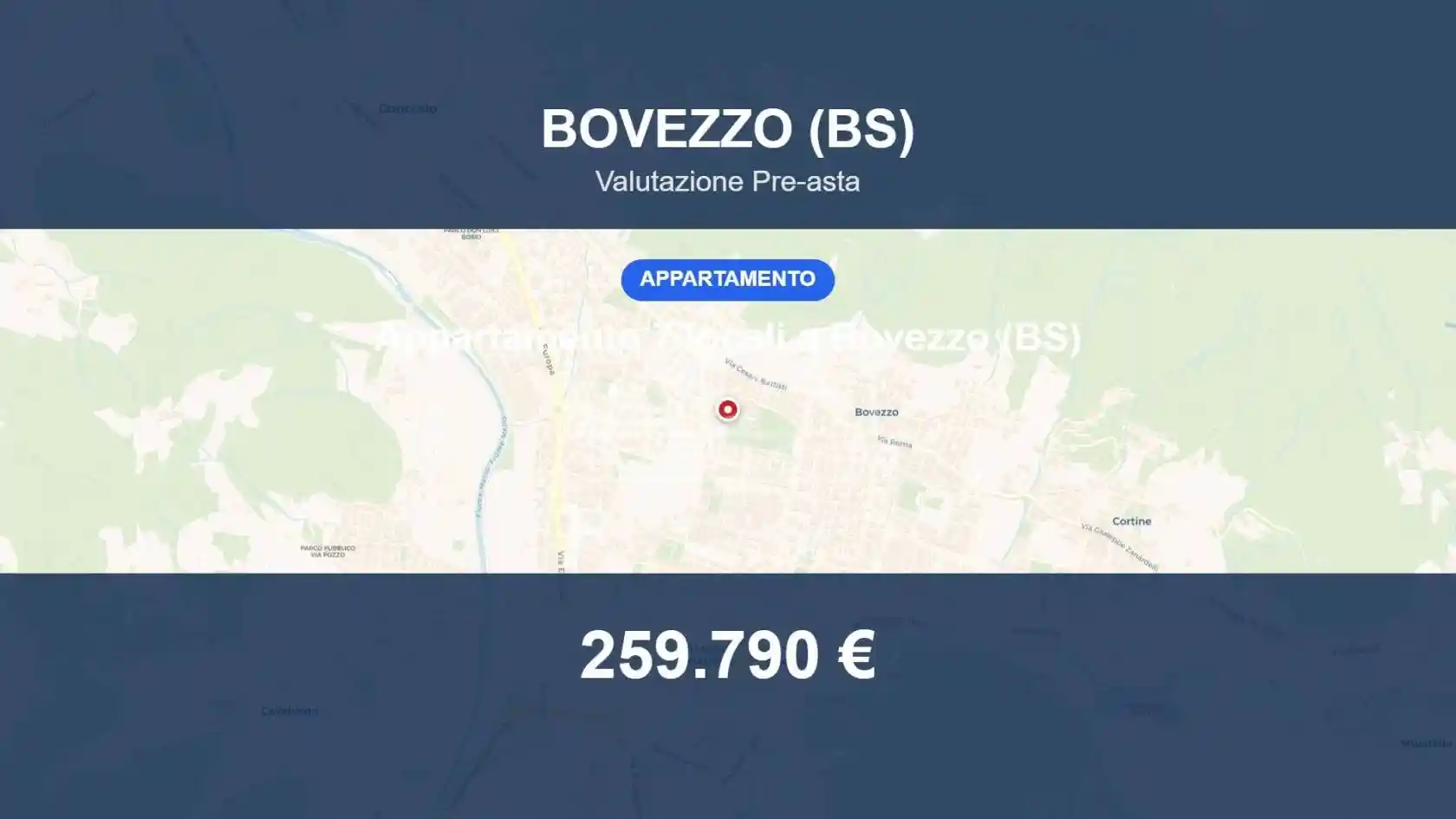 Appartamento in vendita a Bovezzo