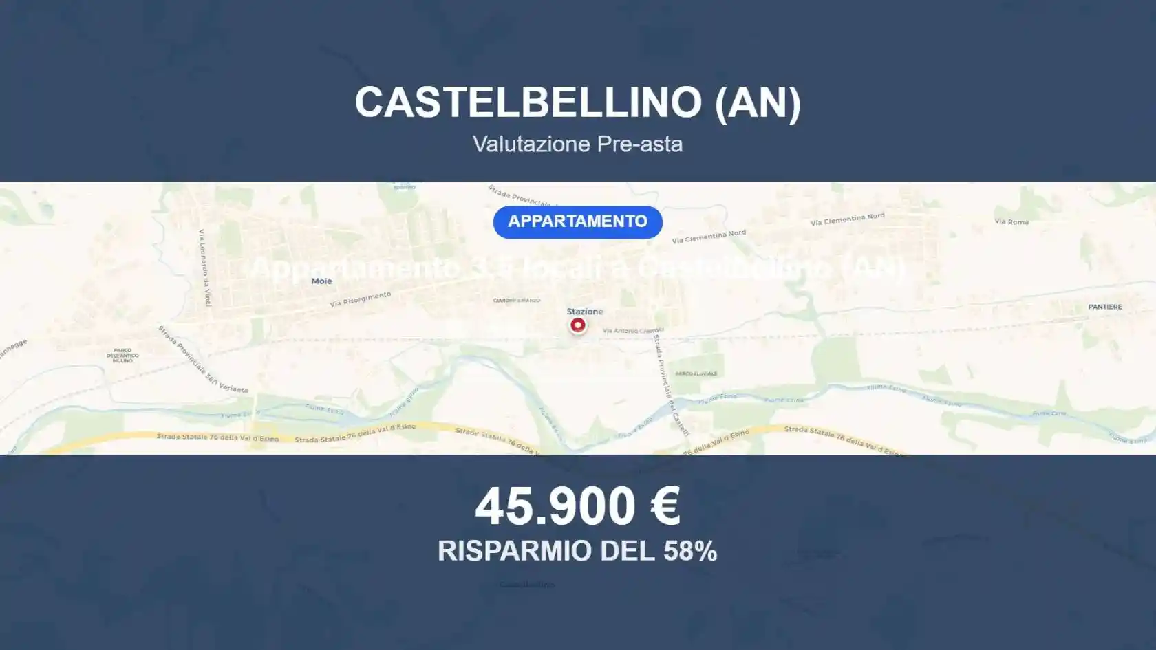 Appartamento in vendita a Castelbellino