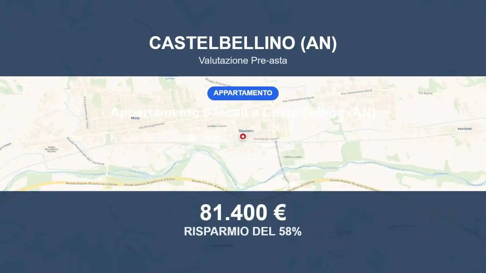 Appartamento in vendita a Castelbellino