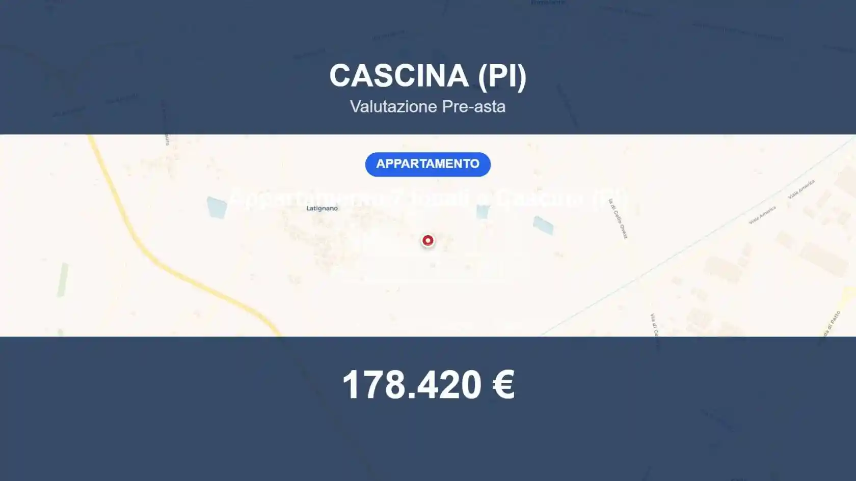 Appartamento in vendita a Cascina