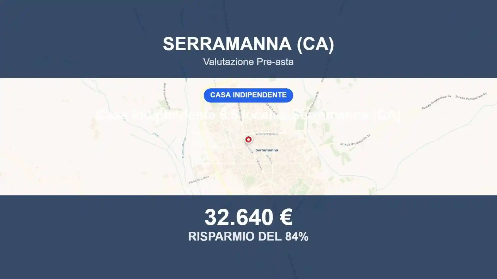 Villa in asta a Serramanna