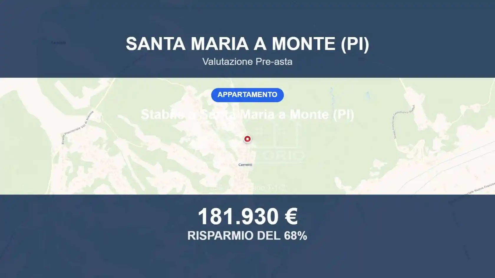 Appartamento in vendita a Santa Maria a Monte