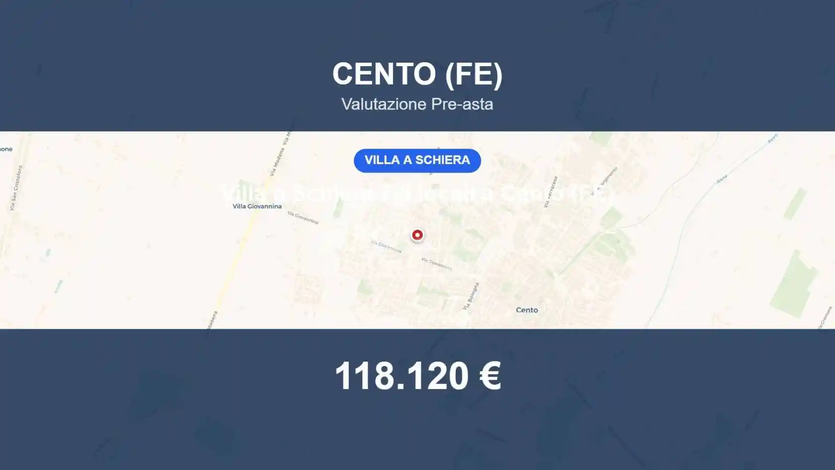 Villetta a schiera in vendita a Cento