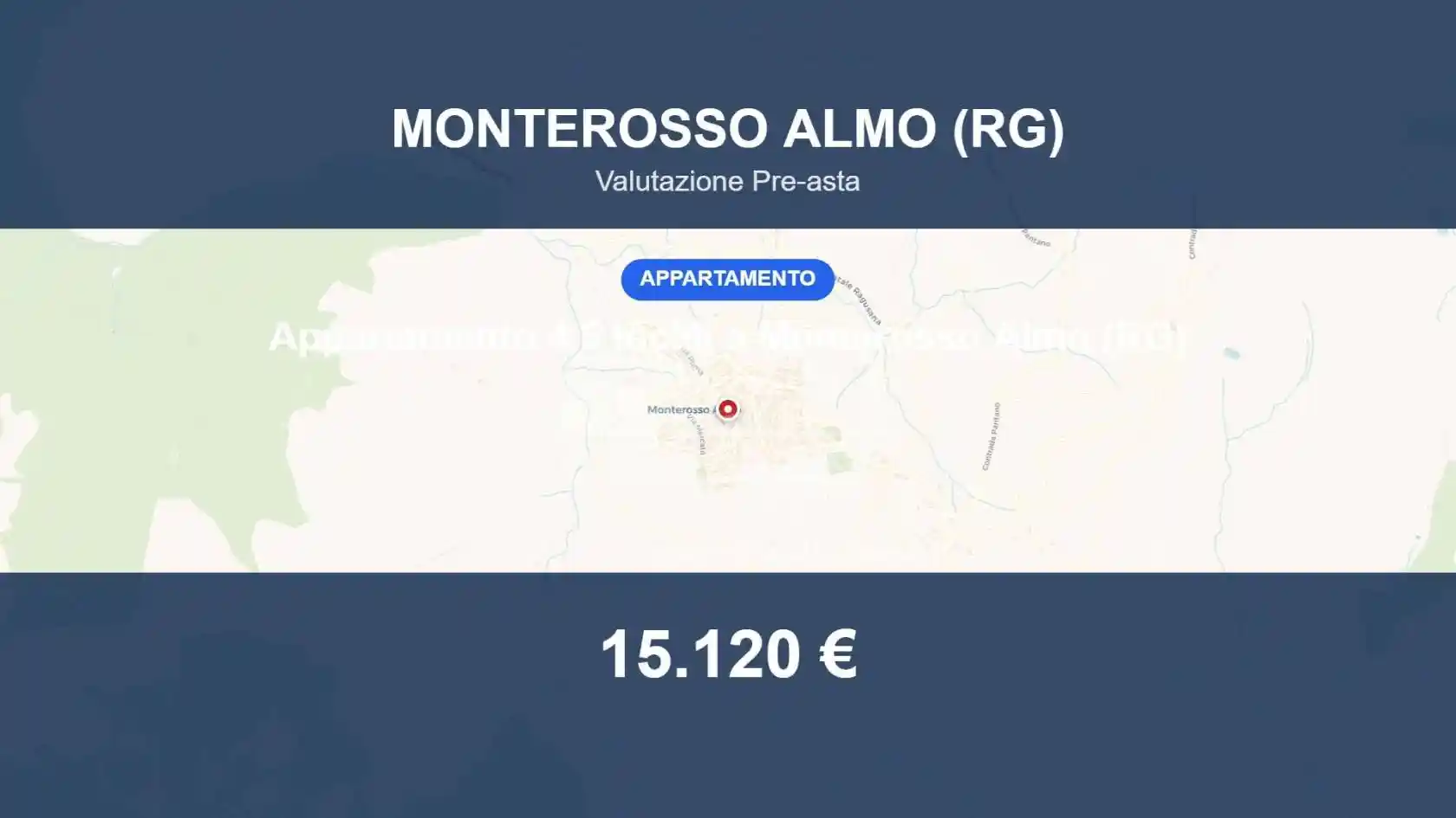 Appartamento in vendita a Monterosso Almo