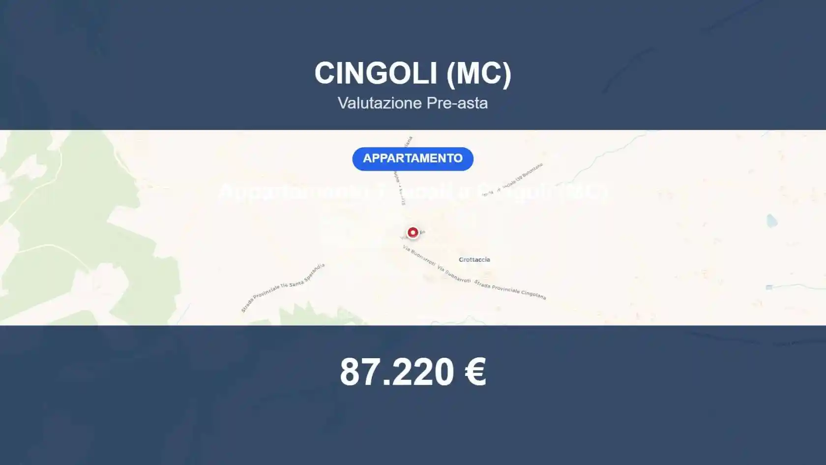Appartamento in vendita a Cingoli