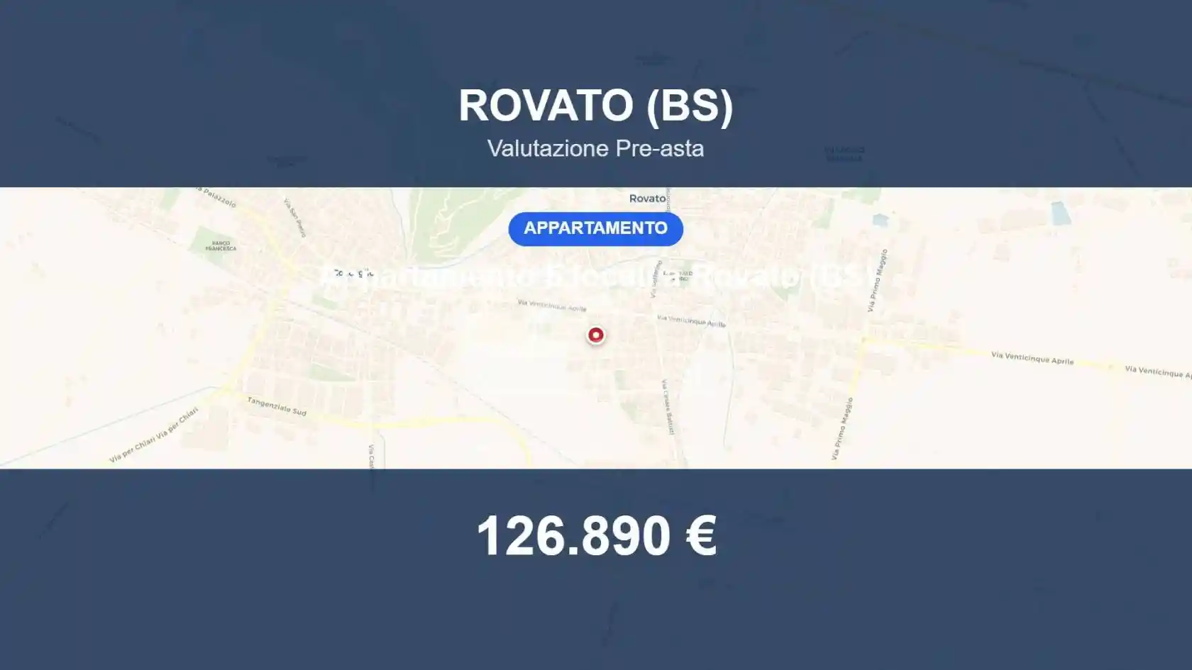 Appartamento in vendita a Rovato