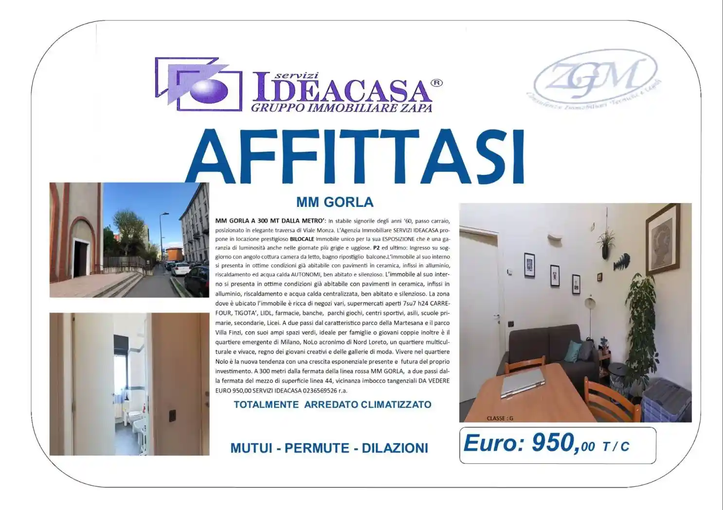 Appartamento in affitto a Milano