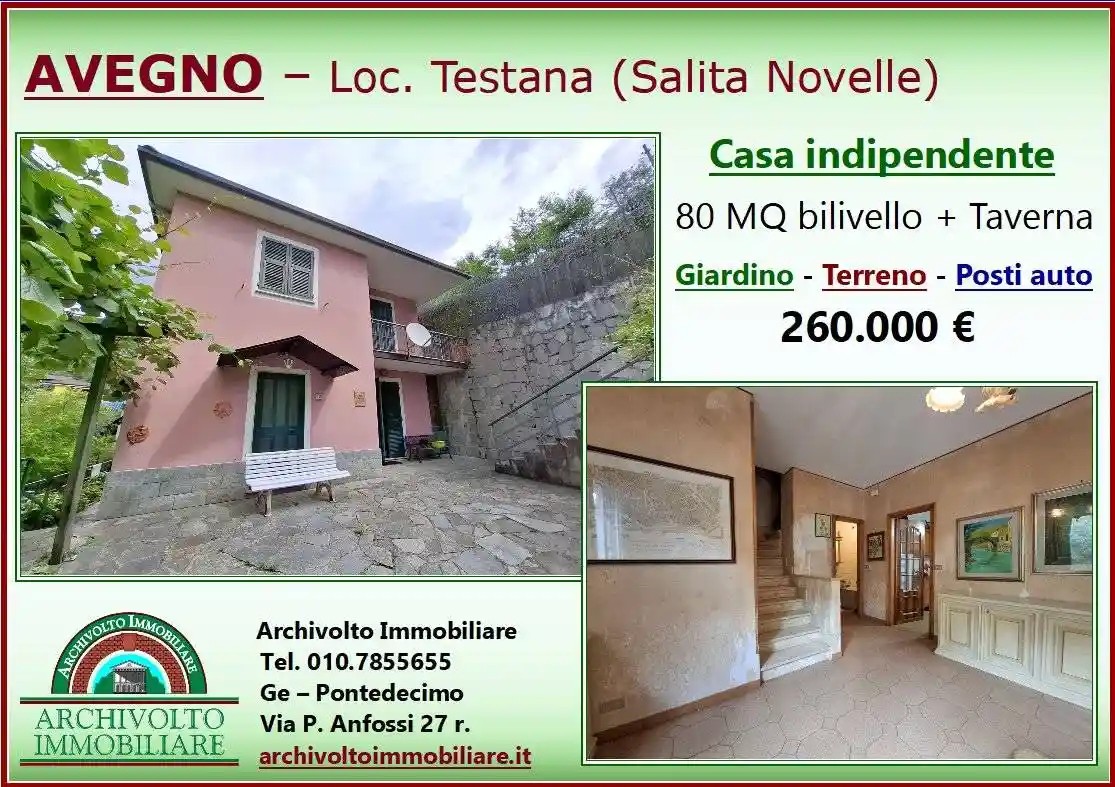 Casa indipendente in vendita a Avegno