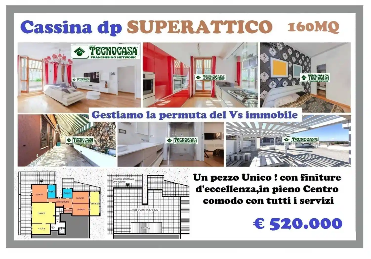 Attico - Mansarda in vendita a Cassina de' Pecchi