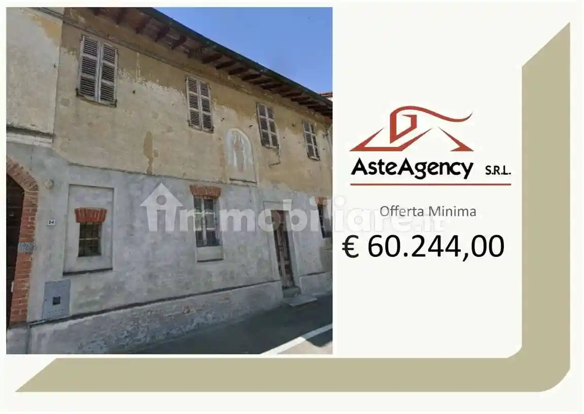 Casa indipendente in asta a Rosasco