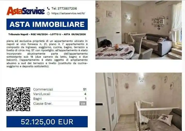 Appartamento in vendita a Napoli