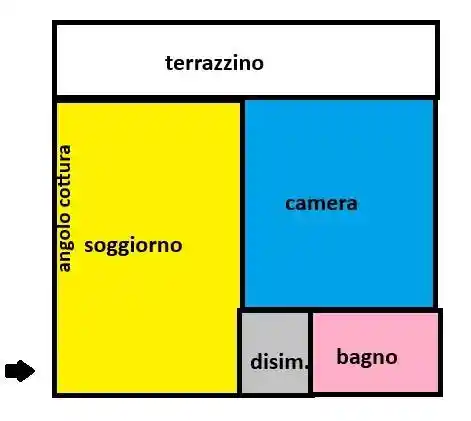 Appartamento in affitto a Pisa