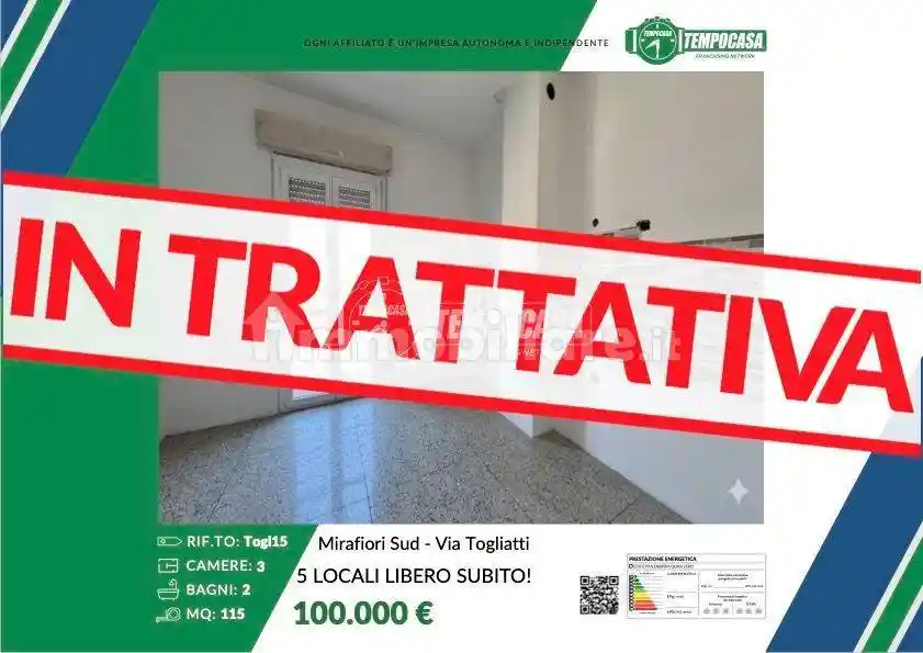 Appartamento in vendita a Torino