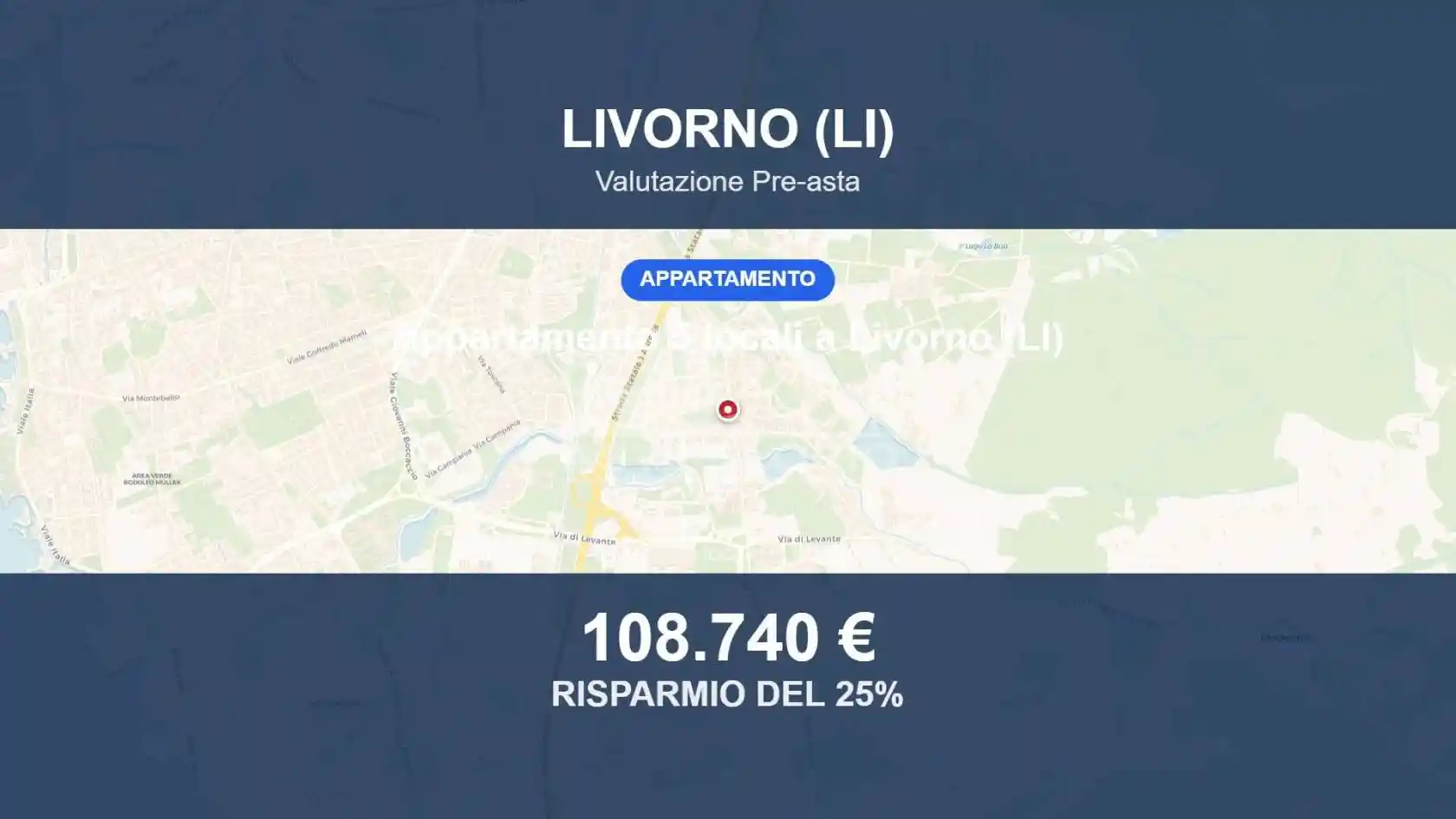 Appartamento in vendita a Livorno