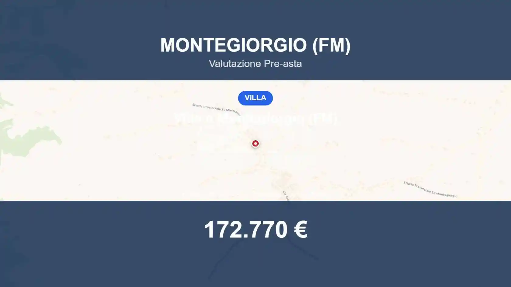 Villa in vendita a Montegiorgio