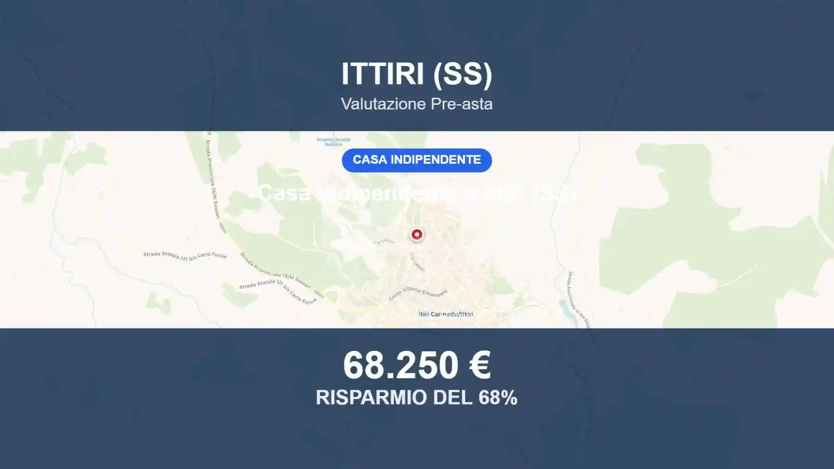 Villa in asta a Ittiri