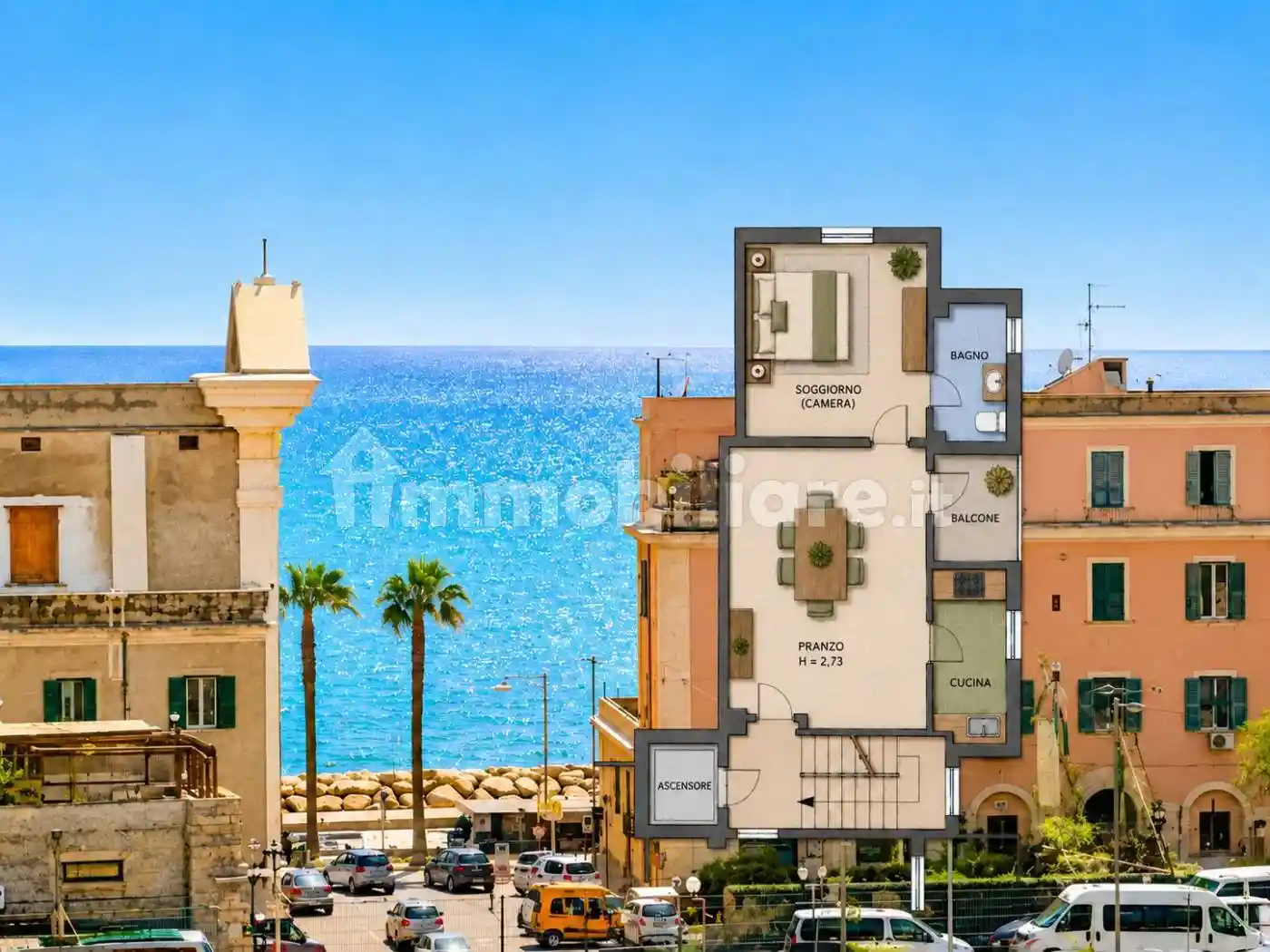 Appartamento in vendita a Civitavecchia