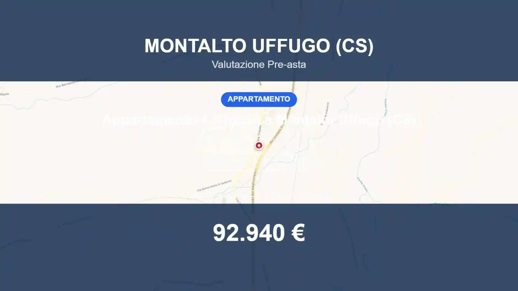 Appartamento in vendita a Montalto Uffugo