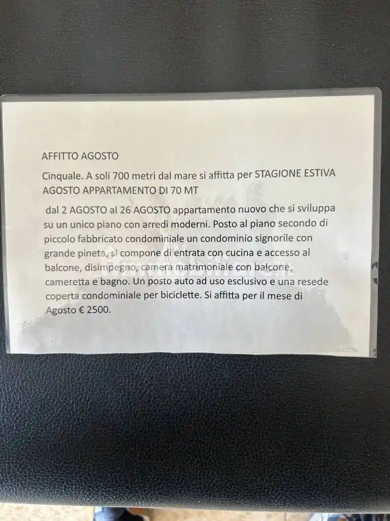 Appartamento in affitto a Montignoso