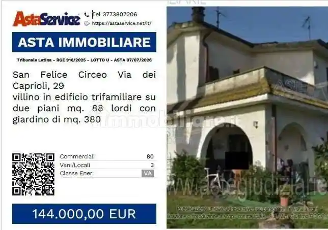 Appartamento in vendita a San Felice Circeo