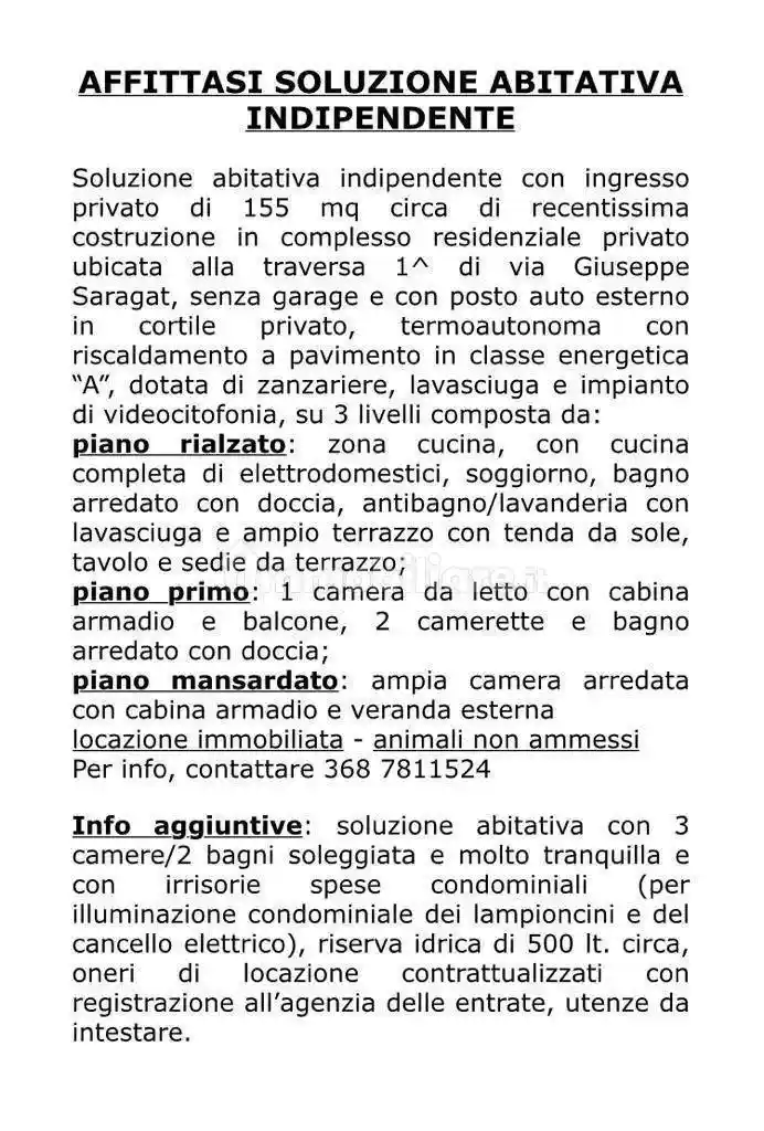 Casa indipendente in affitto a San Giovanni Rotondo