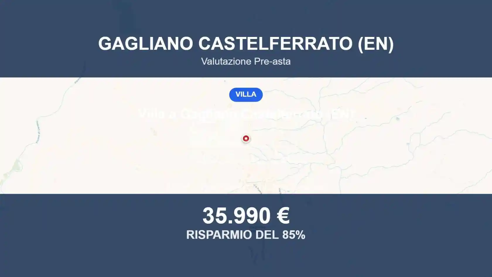 Villa in vendita a Gagliano Castelferrato