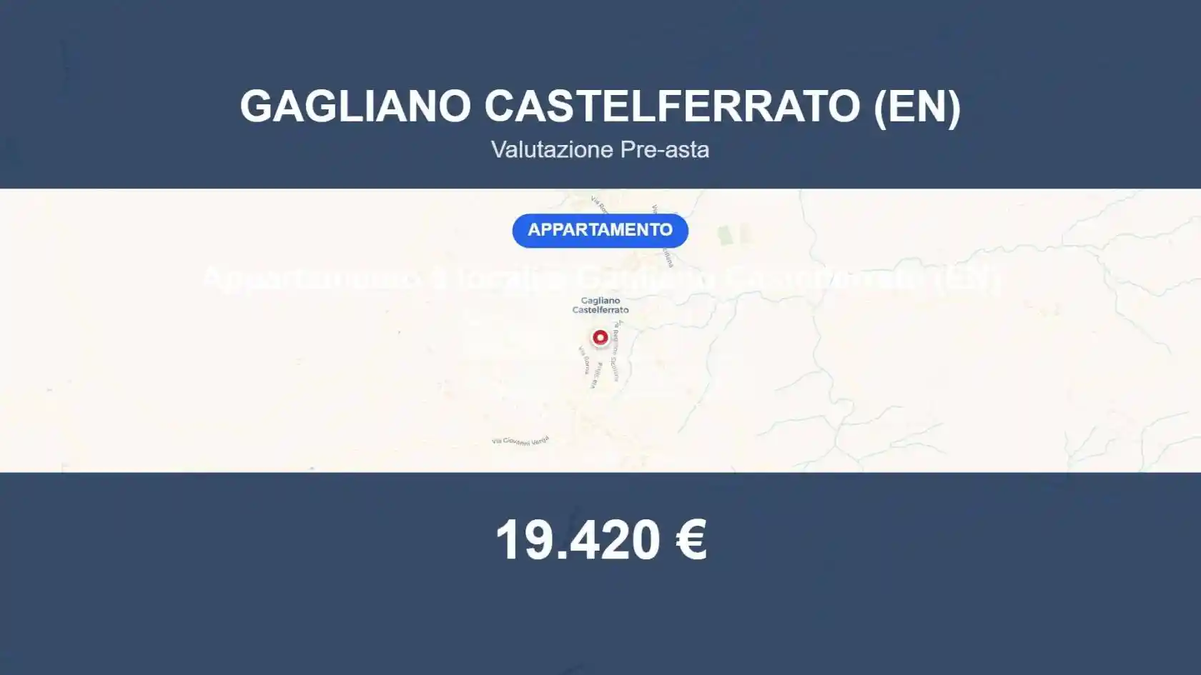 Appartamento in vendita a Gagliano Castelferrato