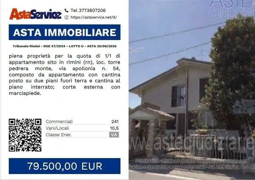 Appartamento in vendita a Rimini
