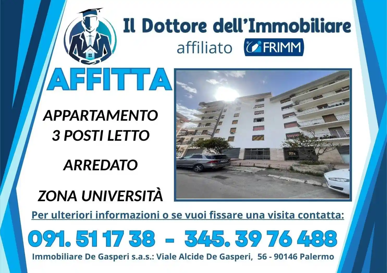 Appartamento in affitto a Palermo