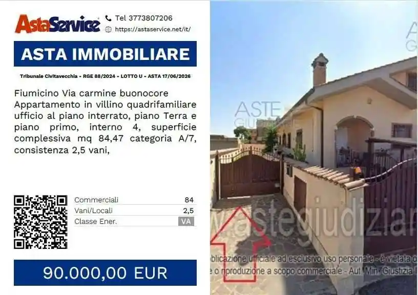 Villetta a schiera in vendita a Fiumicino