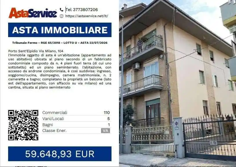 Appartamento in vendita a Porto Sant'Elpidio