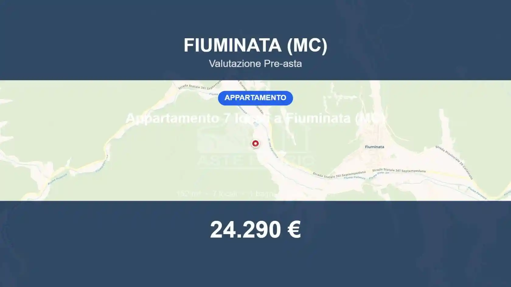 Appartamento in vendita a Fiuminata
