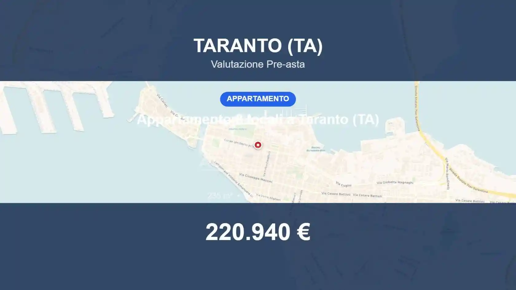 Appartamento in vendita a Taranto