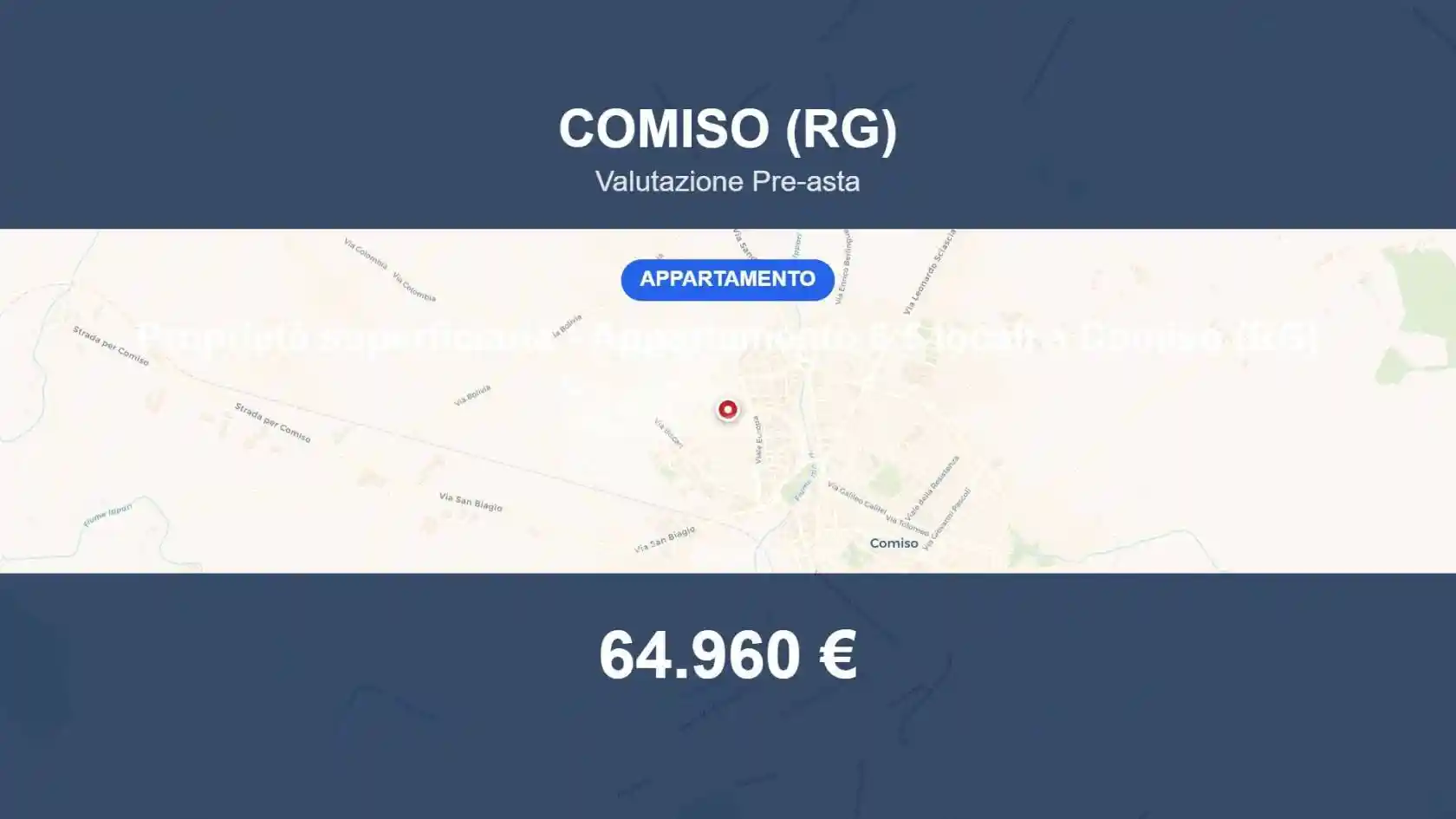 Appartamento in vendita a Comiso