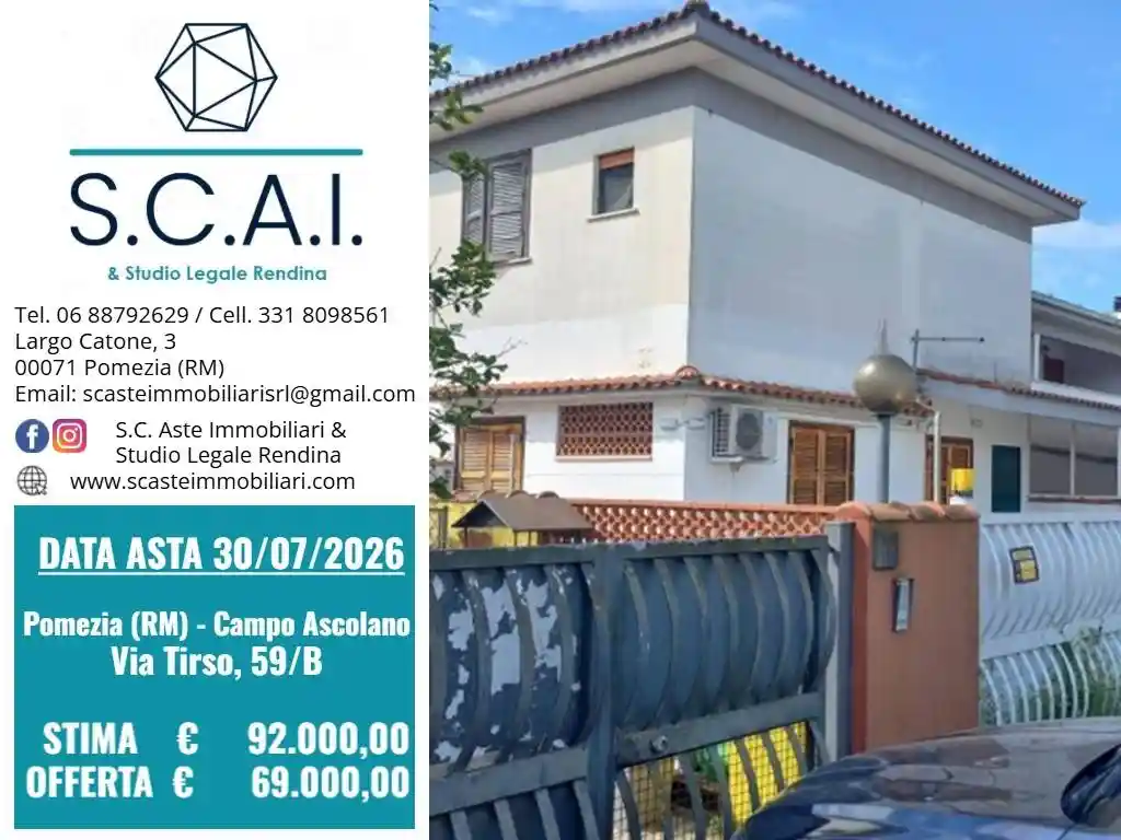 Appartamento in vendita a Pomezia