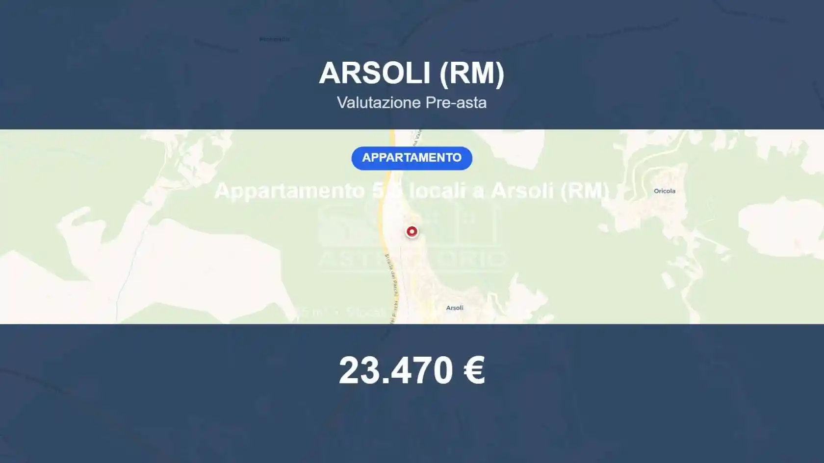 Appartamento in vendita a Arsoli