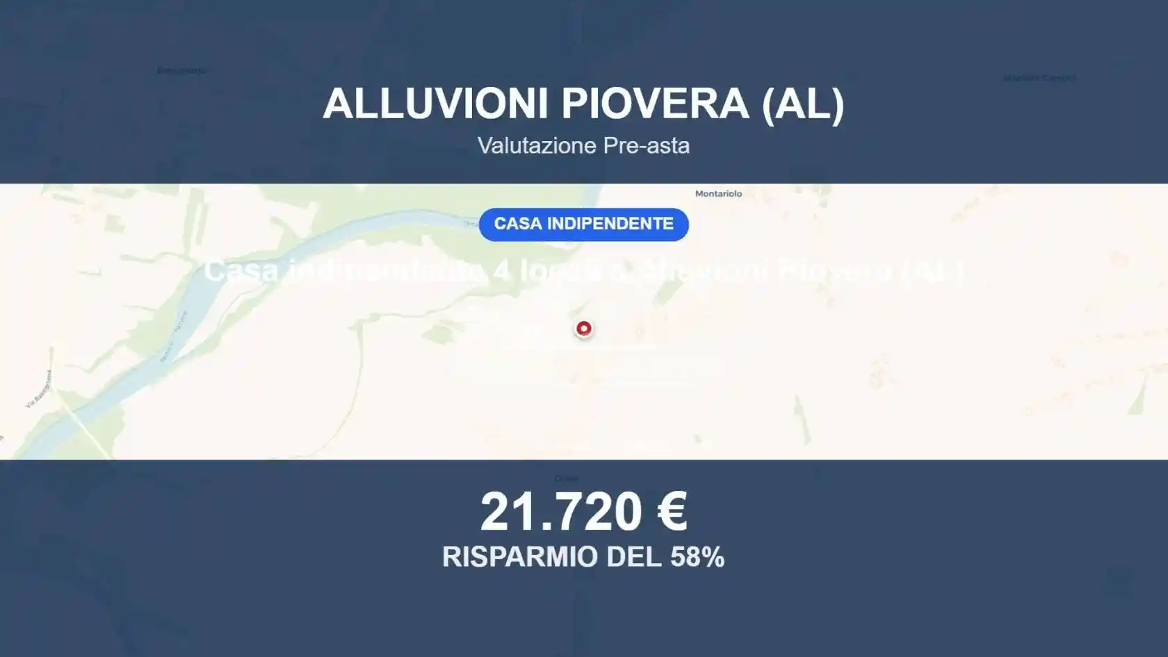 Villa in vendita a Alluvioni Piovera