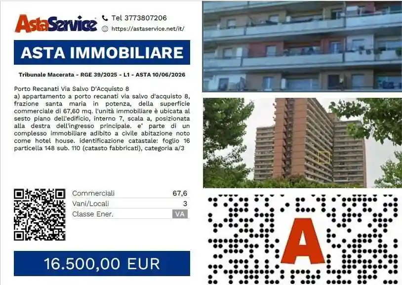 Appartamento in vendita a Porto Recanati