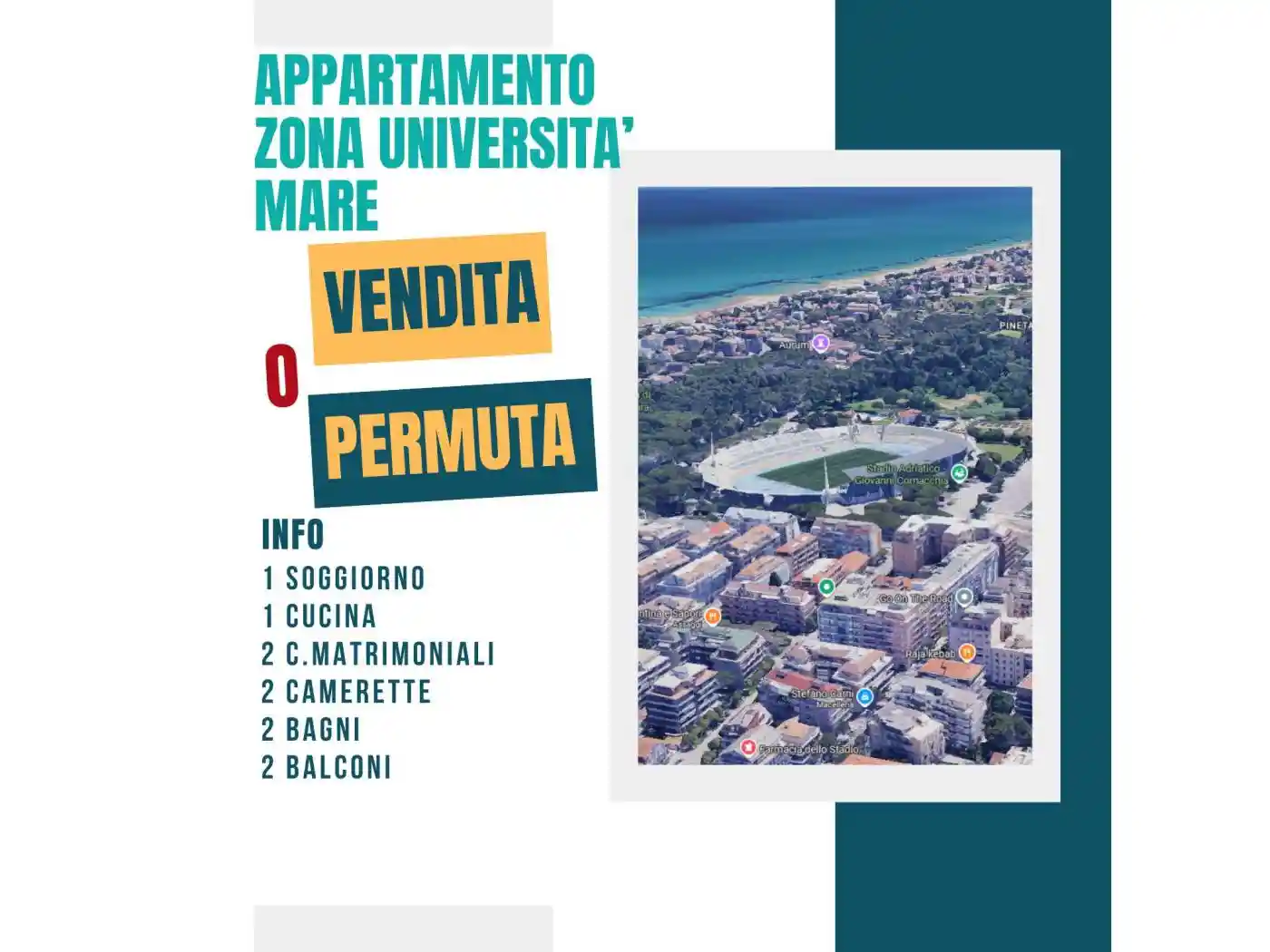 Appartamento in vendita a Pescara