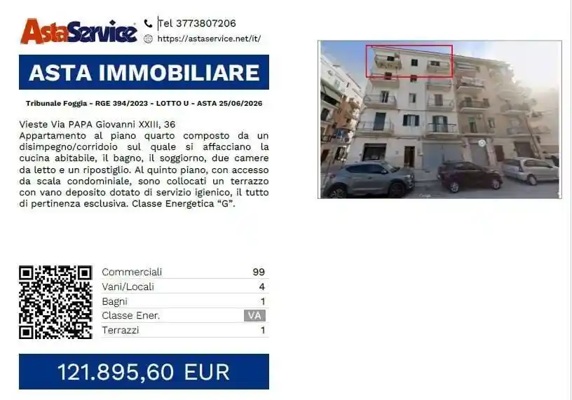 Appartamento in vendita a Vieste