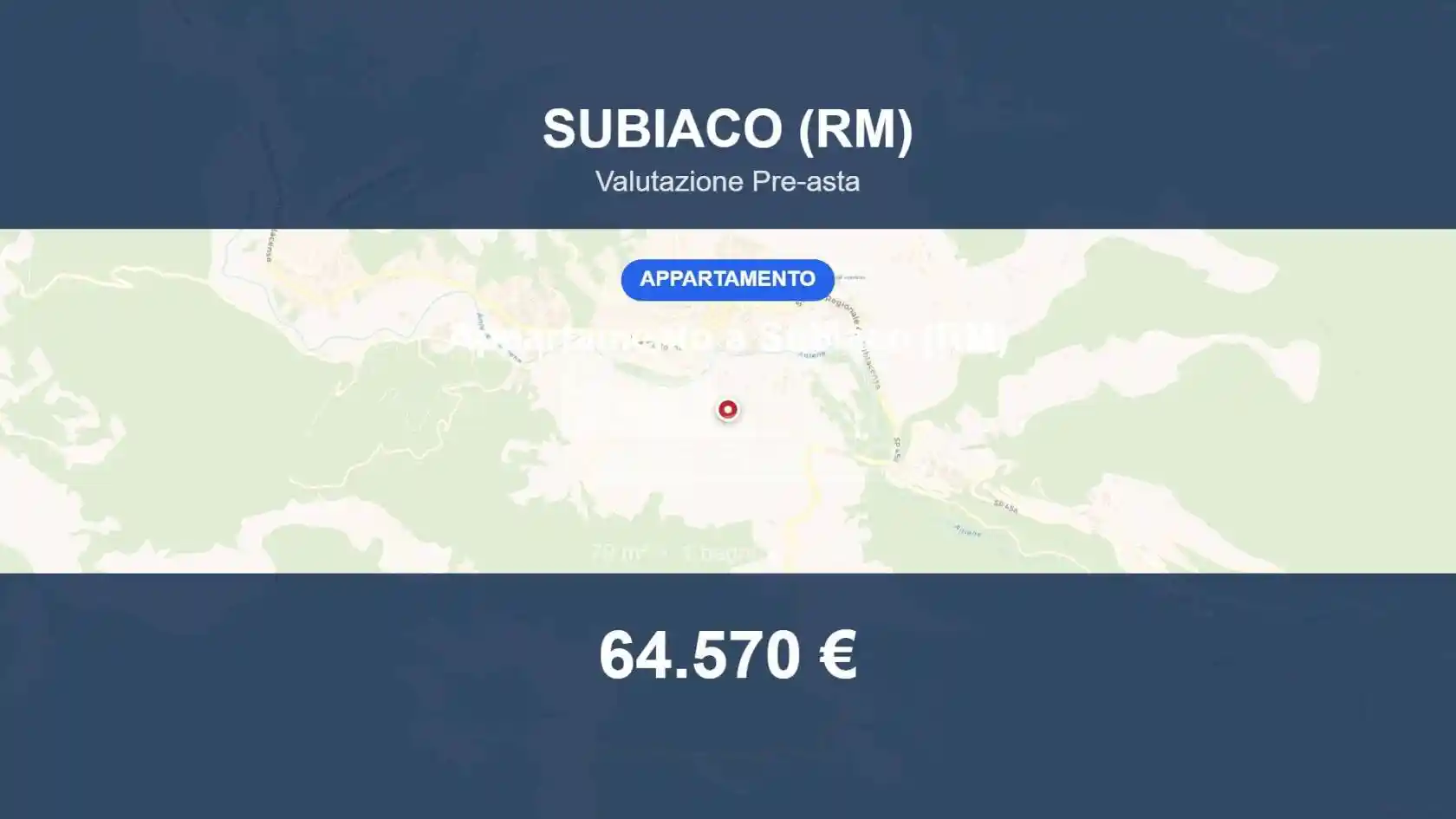 Appartamento in vendita a Subiaco