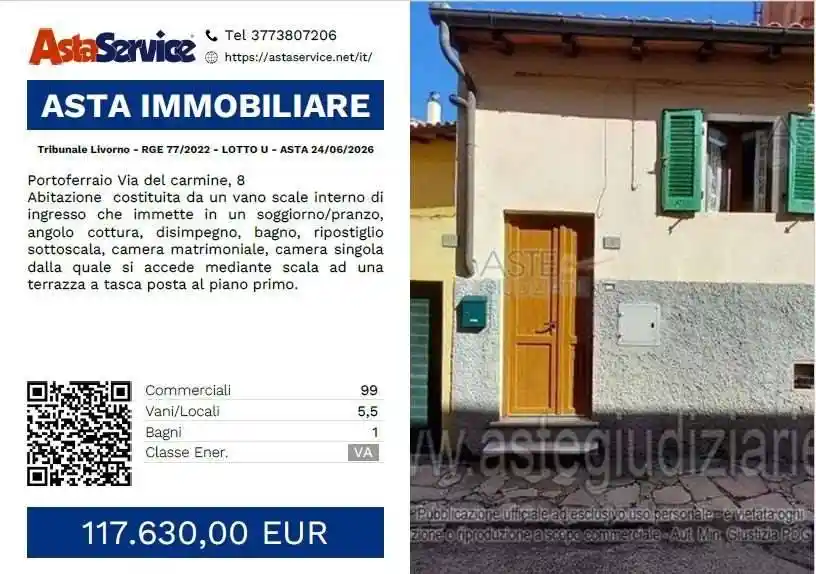 Appartamento in vendita a Portoferraio