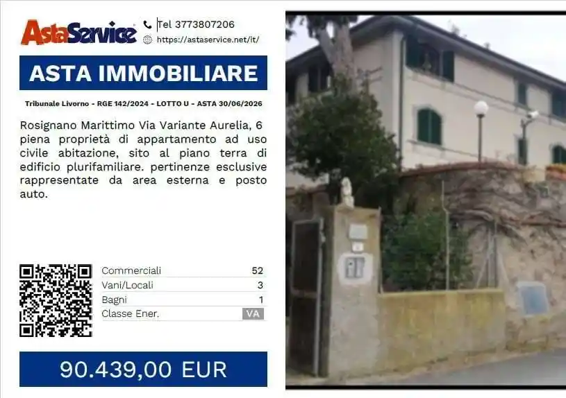 Appartamento in vendita a Rosignano Marittimo