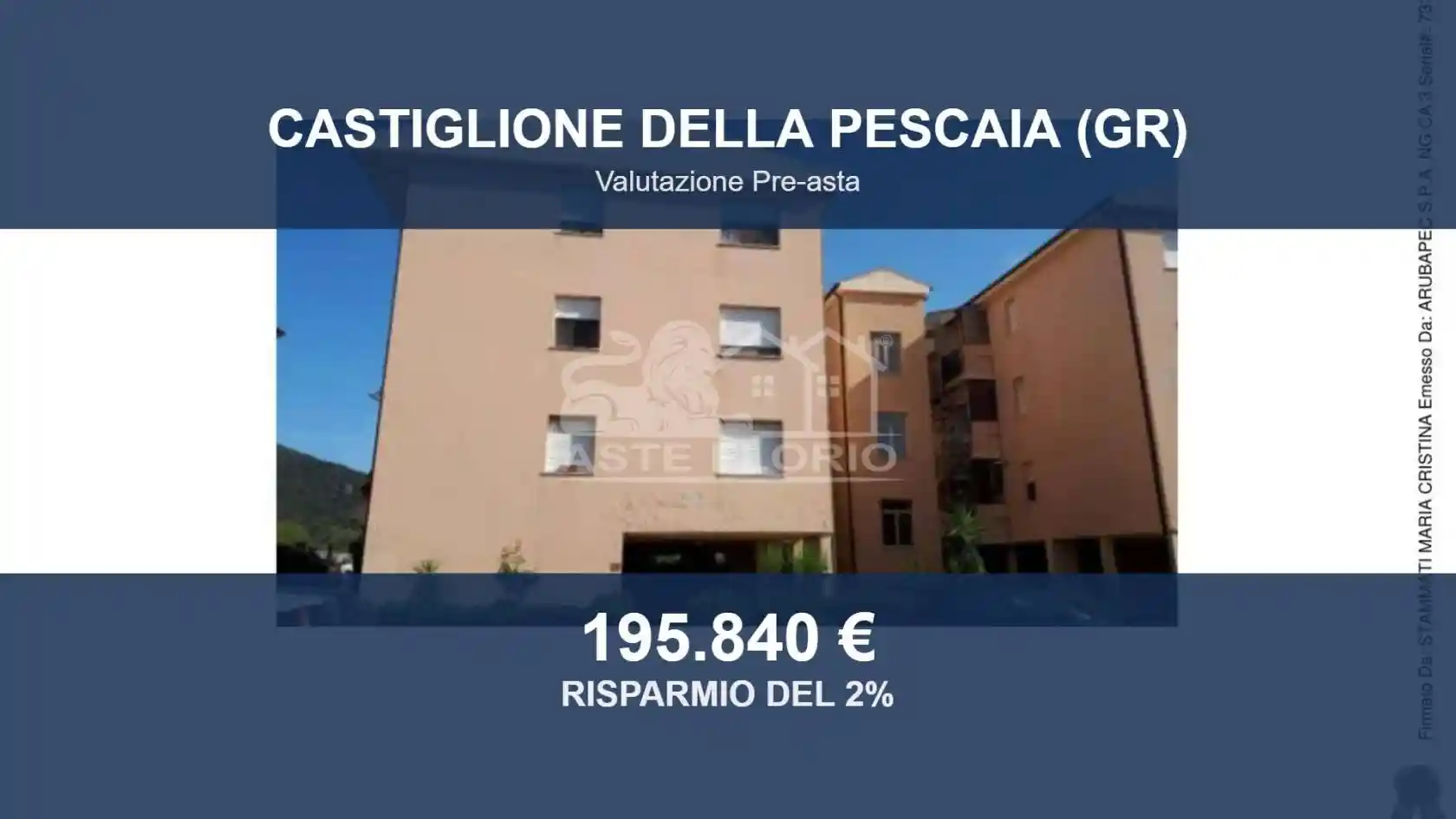 Appartamento in vendita a Castiglione della Pescaia