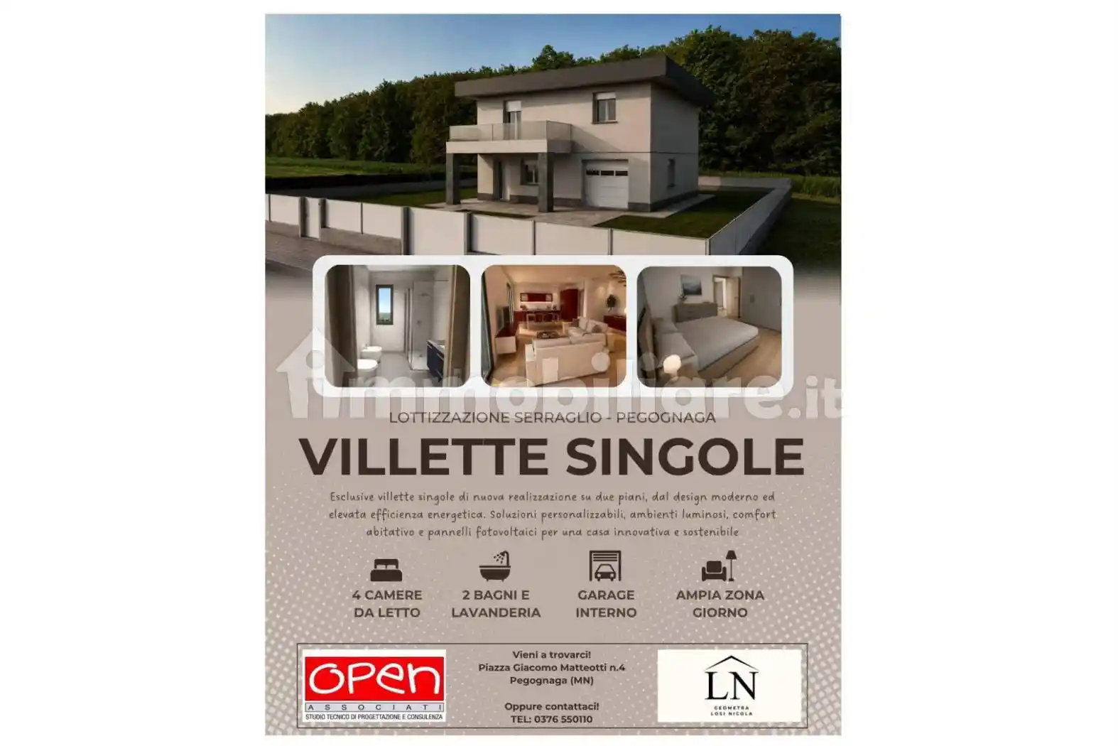 Villa in vendita a Pegognaga
