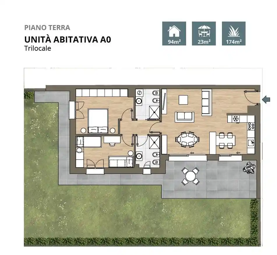 Appartamento in vendita a Como